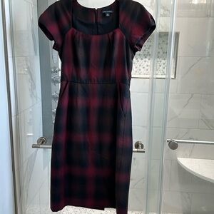 Red and Black Checkered Dress not belt